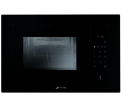SMEG  FME120N Linea Style Built-in Microwave with Grill